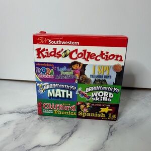 Kids Educational CD-ROM Learning Set Dora Clifford BrainTastic Math Word